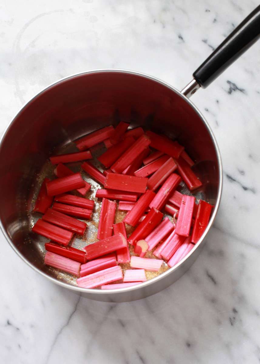 Rhubarb Délice Mimosas | Posh Little Designs