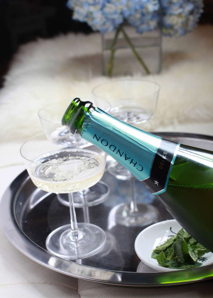 Rhubarb Délice Mimosas | Posh Little Designs