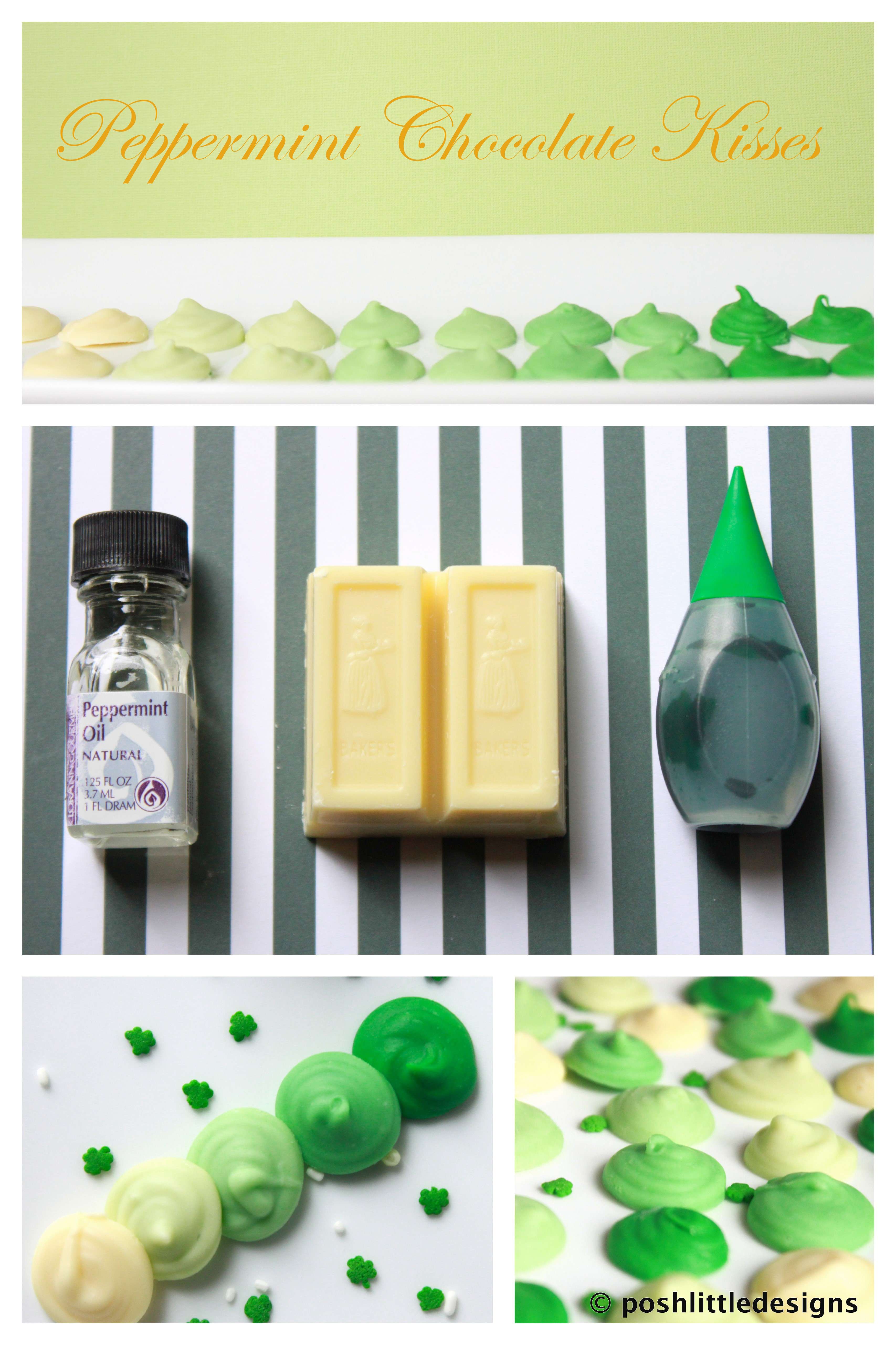 Peppermint White Chocolate Kisses