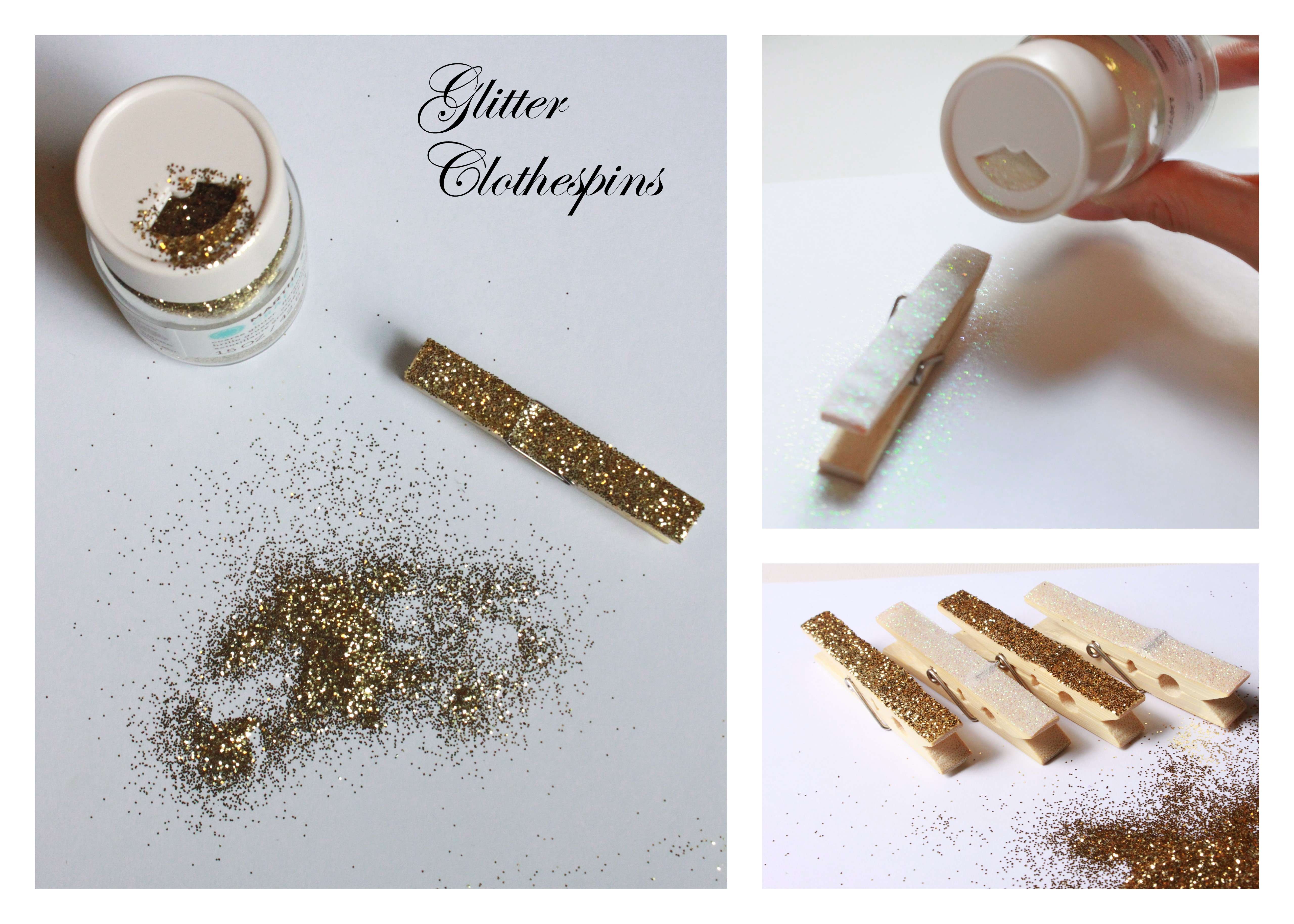 Glitter pins