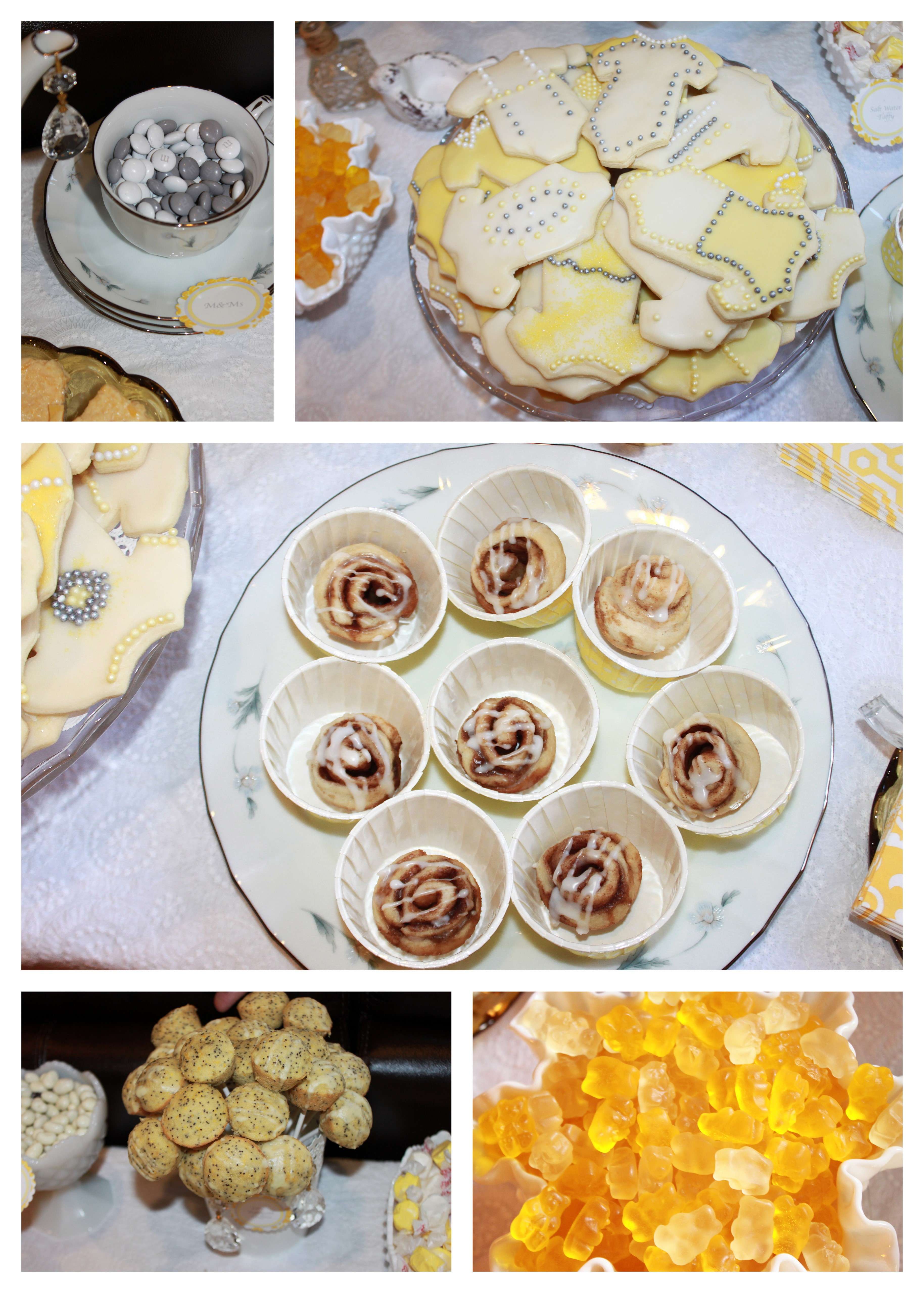 Baby shower desserts