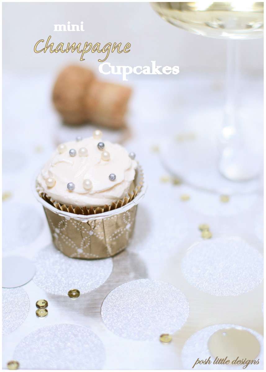 champagne cupcakes