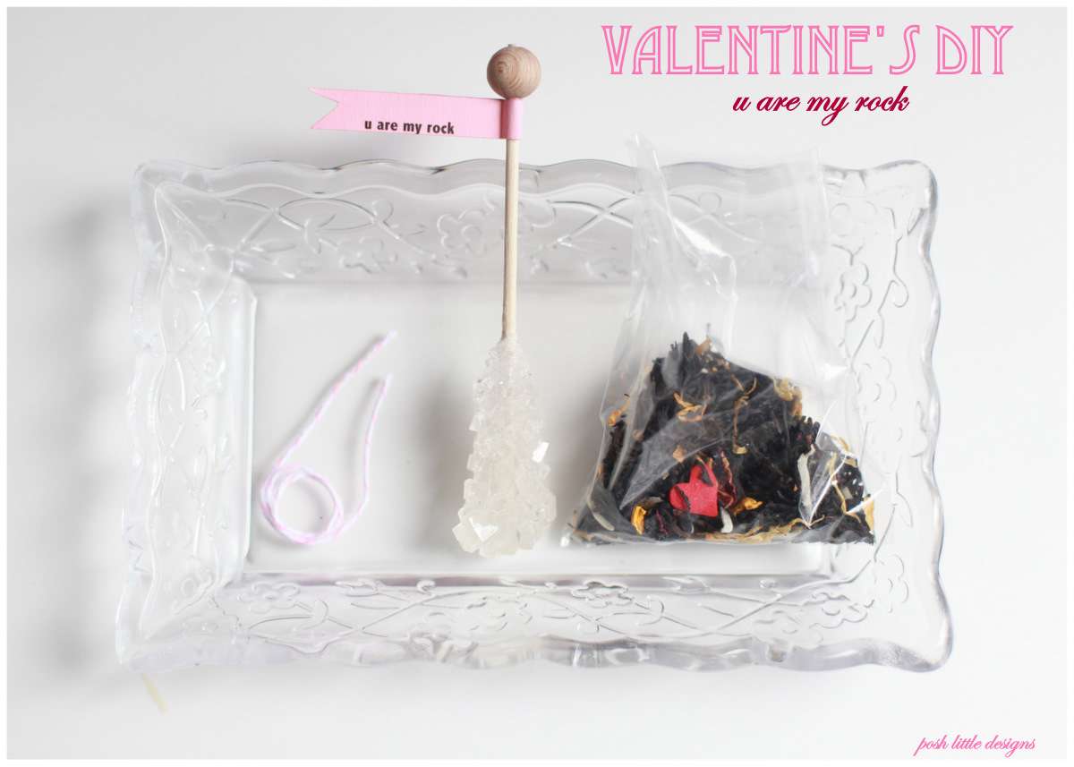 u are my rock - valentine's diy PLD