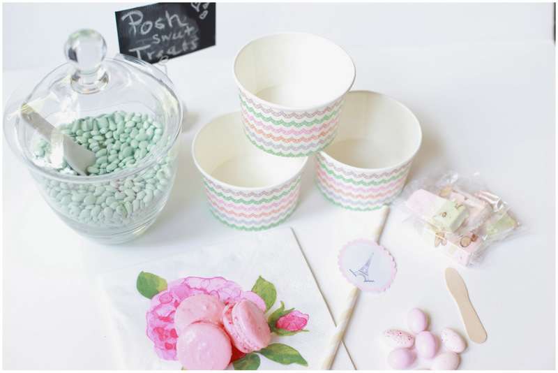 Posh party sweets