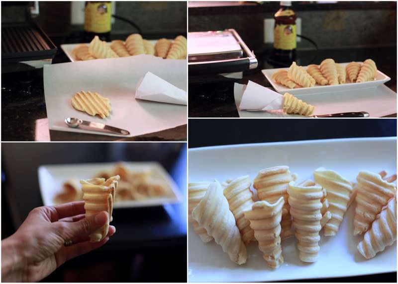 homemade ice-cream cone - instructions