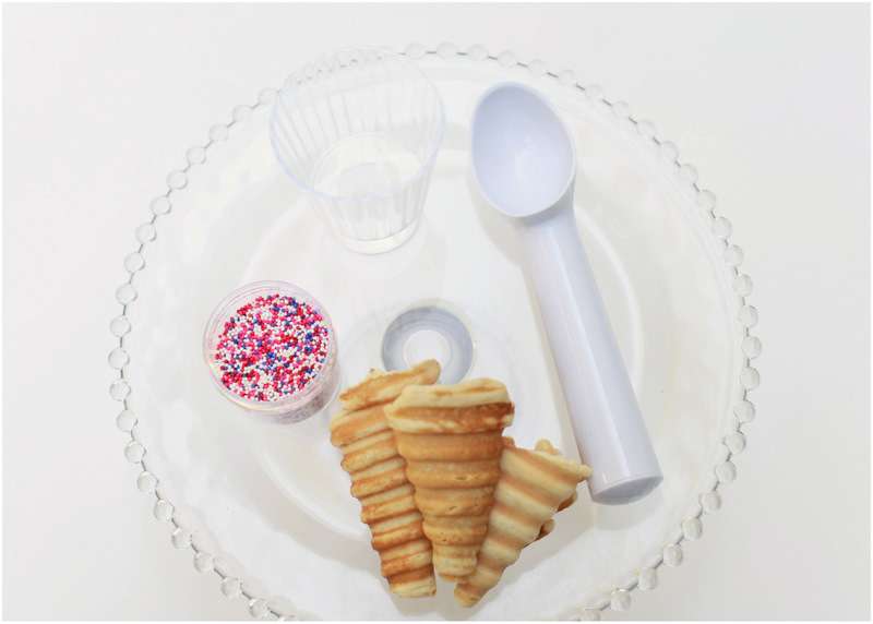 Homemade Ice-cream cones