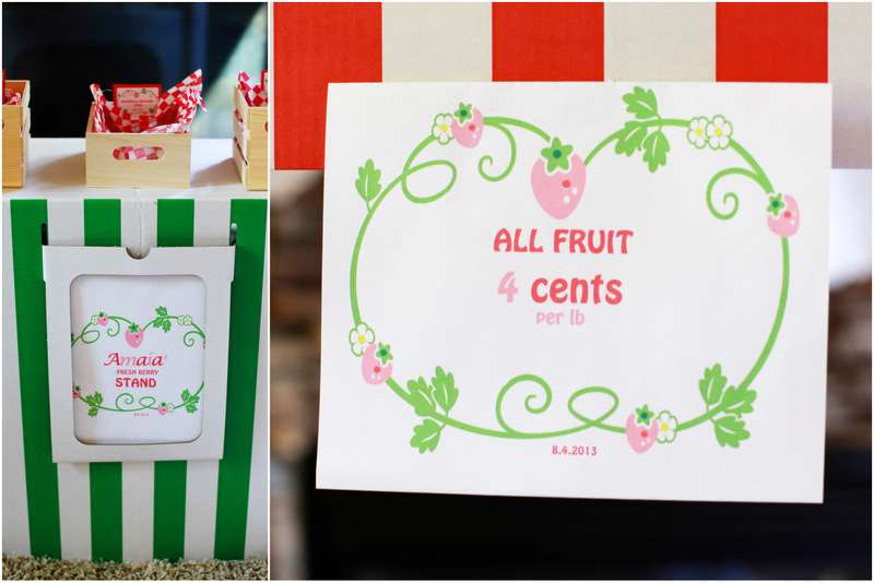 Strawberry Shortcake 4th Birthday - Posh Little Designs