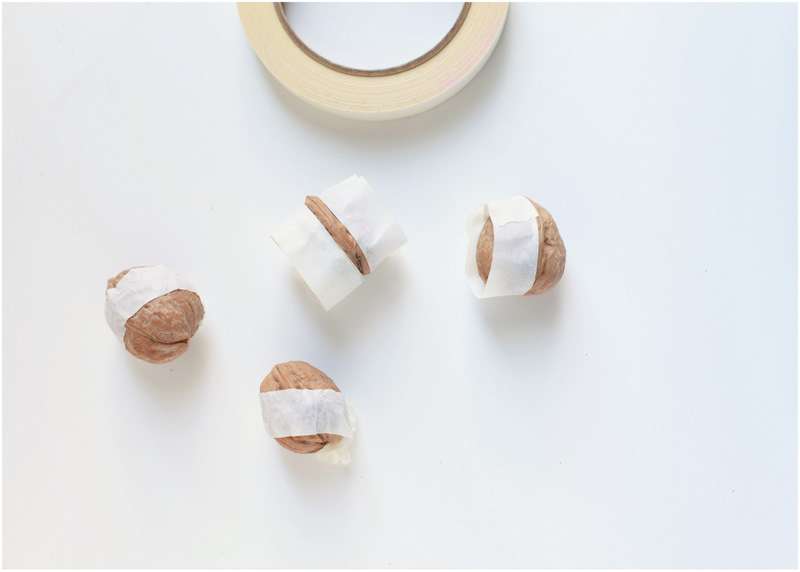 Simple yet elevated DIY walnut place card holders make the prettiest table decor for the holidays.