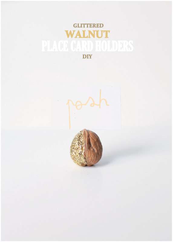 Simple yet elevated DIY walnut place card holders make the prettiest table decor for the holidays.