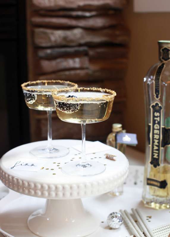 Posh Champagne Cocktail - PLD