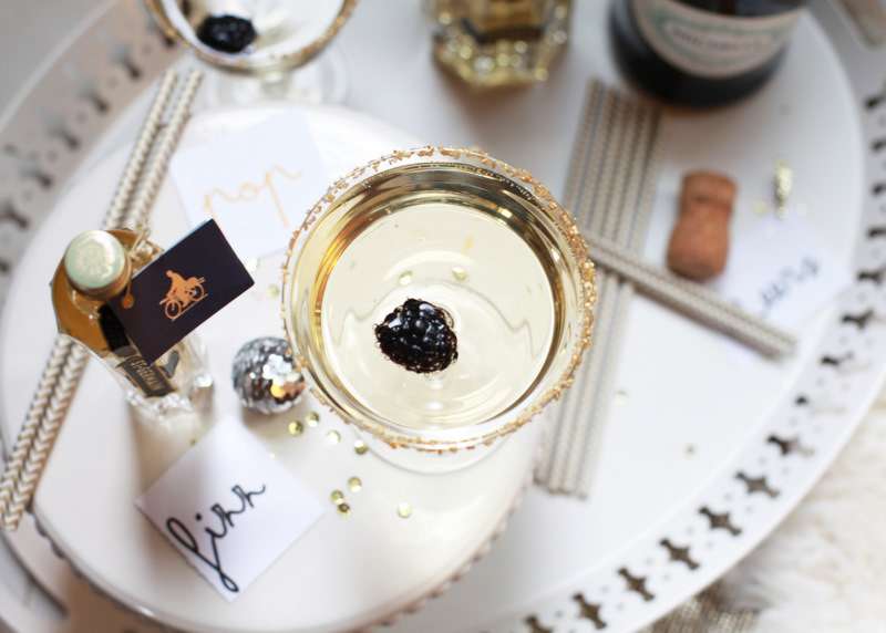 Posh Champagne Cocktail - PLD