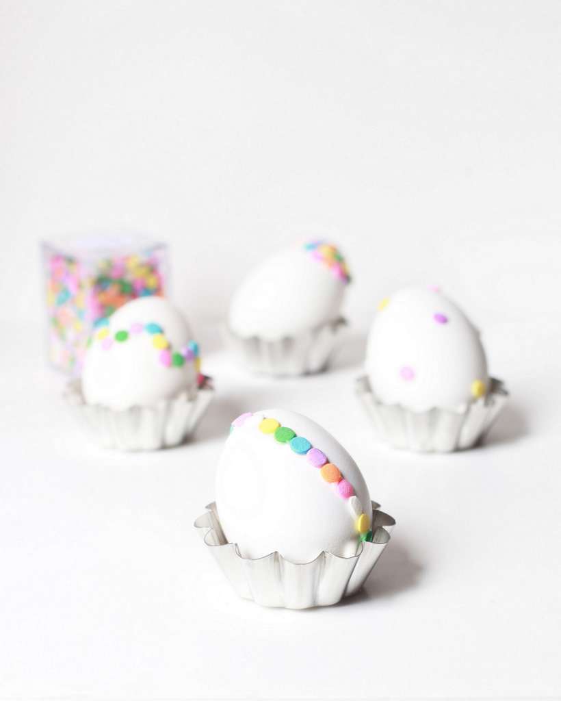 DIY Confetti Easter Egg, egg decorating ideas - Posh Little Designs