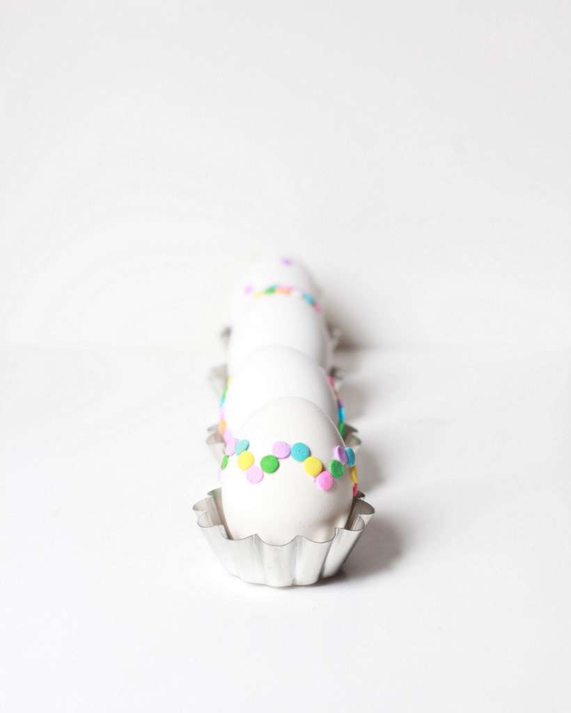 DIY Confetti Easter Egg, egg decorating ideas - Posh Little Designs