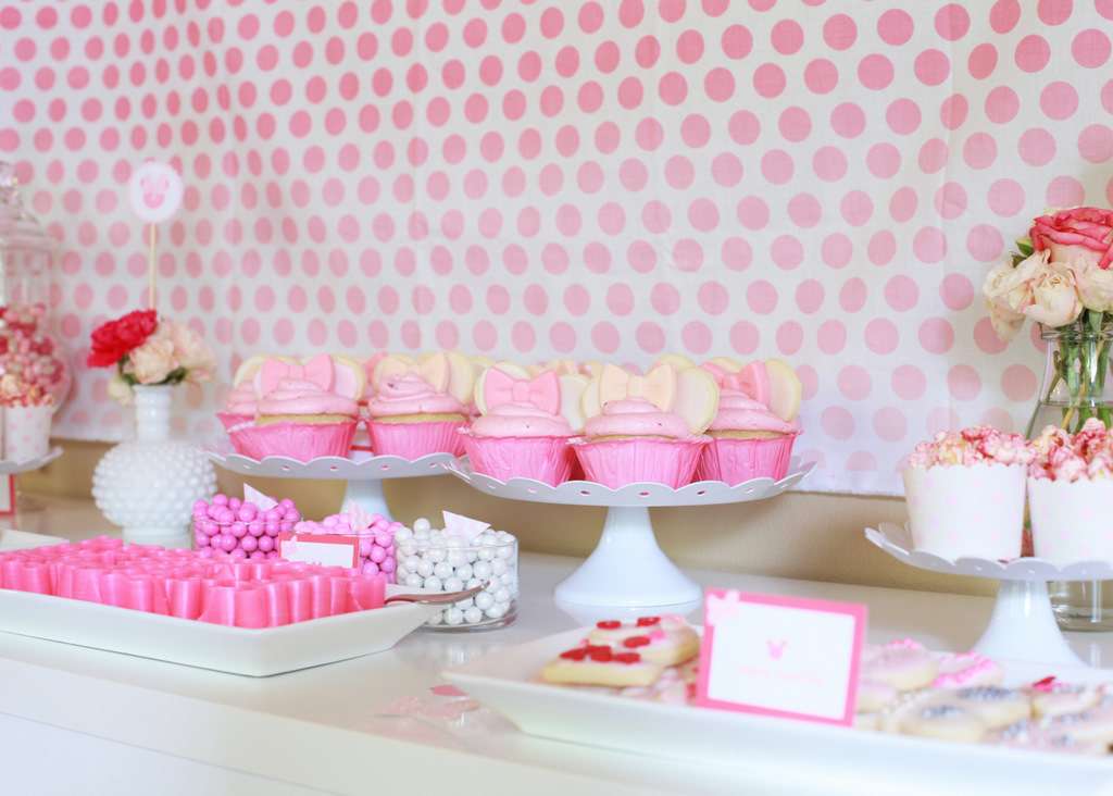 Ombre Minnie Mouse Birthday Party | Posh Little Designs