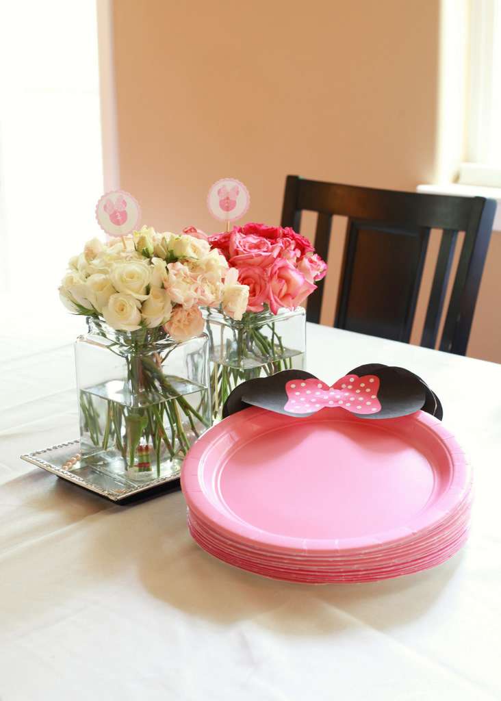 Ombre Minnie Mouse Birthday Party | Posh Little Designs