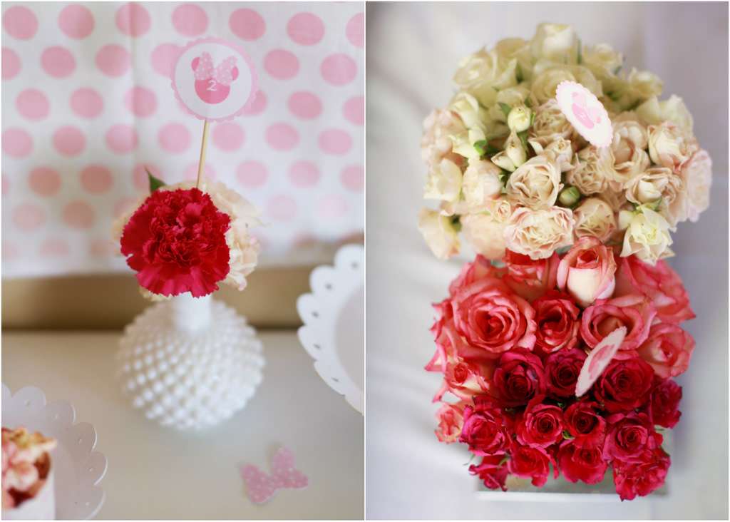 Ombre Minnie Mouse Birthday Party | Posh Little Designs