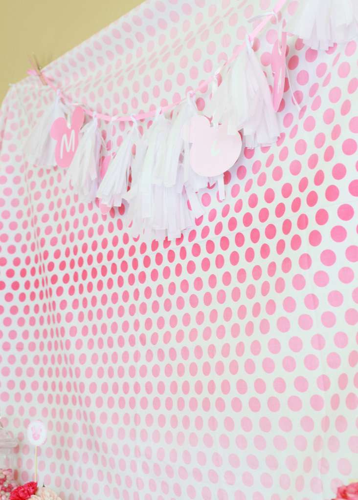 Ombre Minnie Mouse Birthday Party | Posh Little Designs