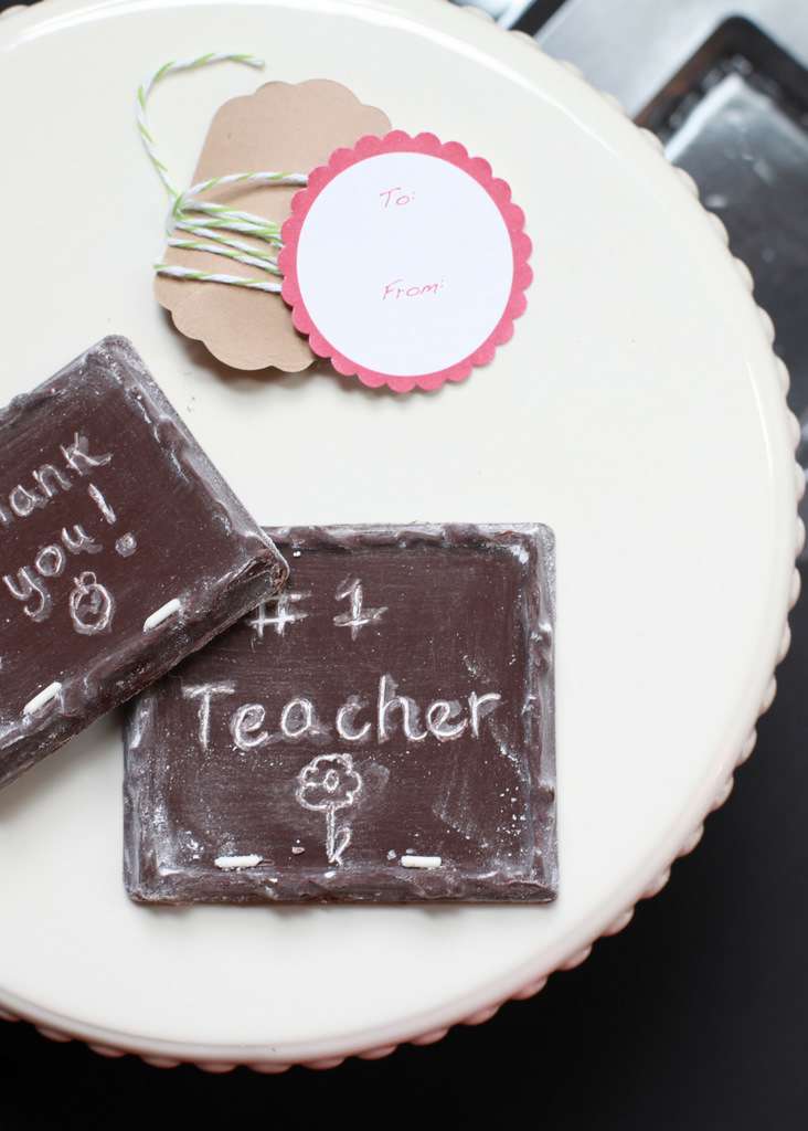 DIY Chocolate Chalkboards | Posh Little Designs