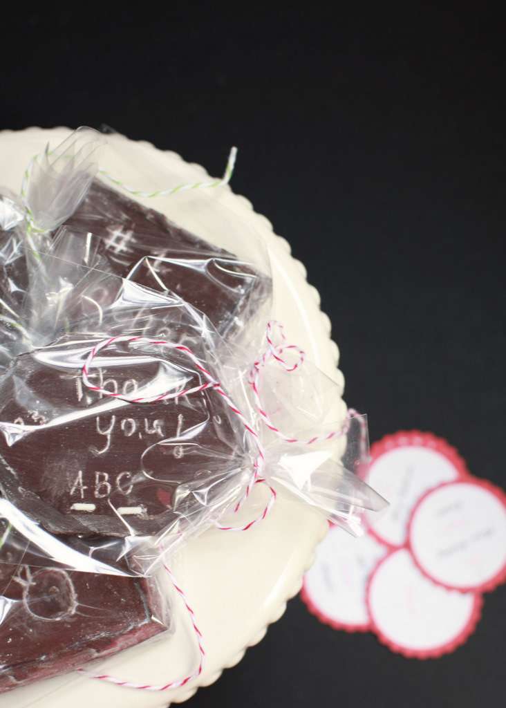DIY Chocolate Chalkboards | Posh Little Designs