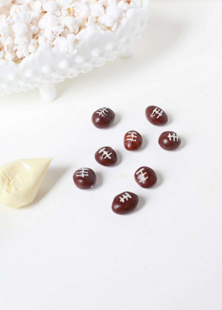 DIY M&M Footballs | Posh Little Designs