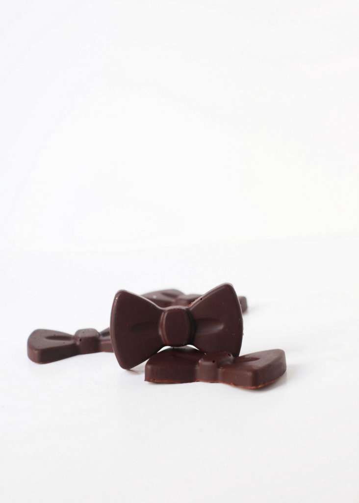 dark chocolate s'mores made with homemade Saint Germaine marshmallows