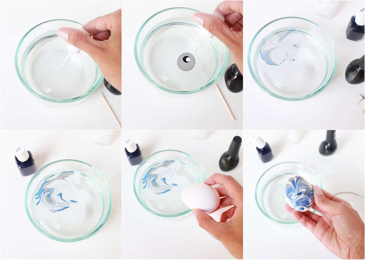 DIY Marble Eggs | Posh Little Designs