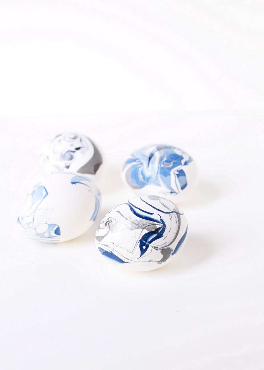 DIY Marble Eggs | Posh Little Designs