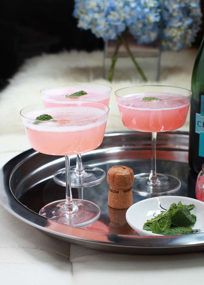 Rhubarb Délice Mimosas