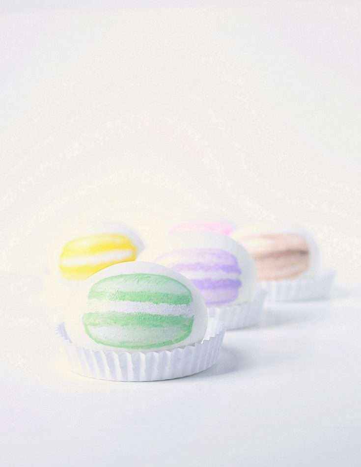 Macaron Painted Easter Eggs