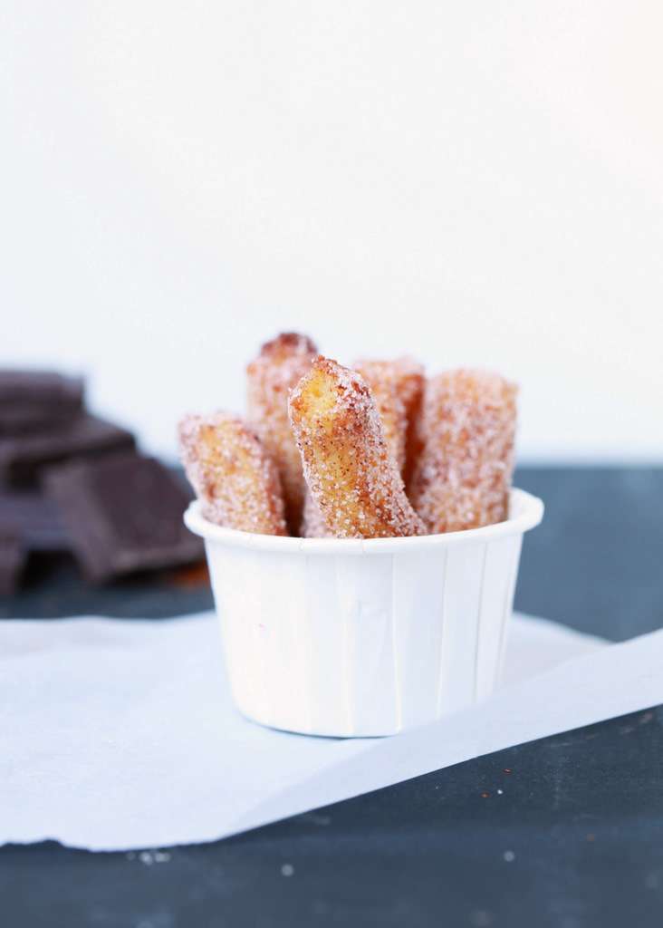 Chocolate Chili Mini Churros | Posh Little Designs