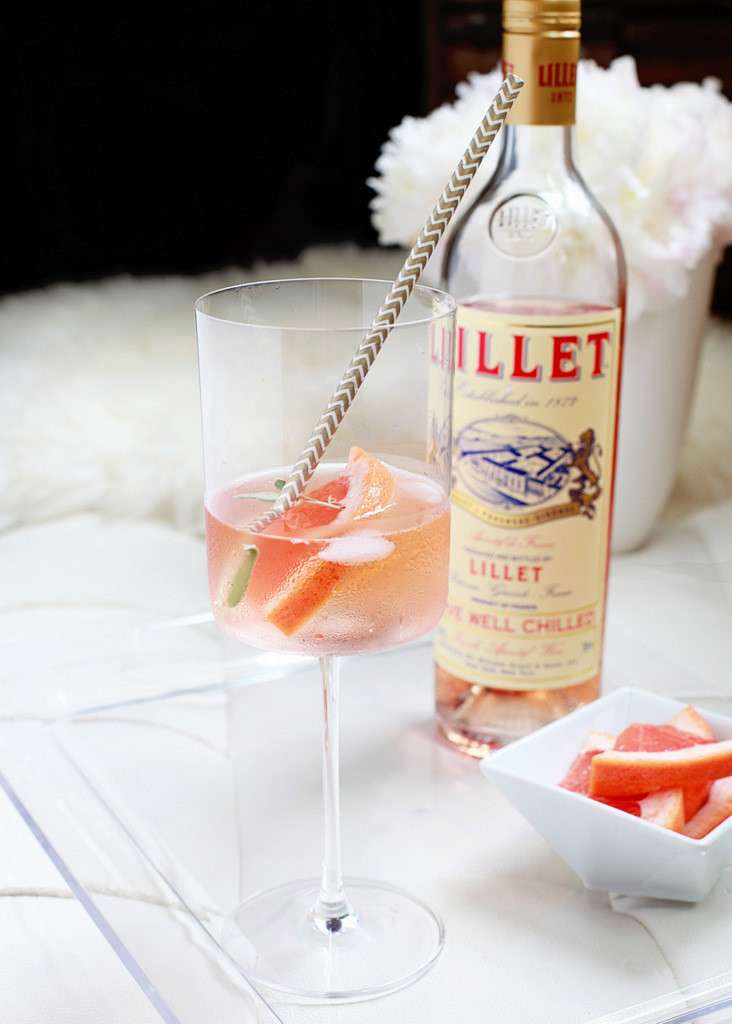 Lillet Rosé Spritz - Posh Little Designs