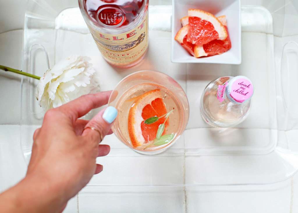 Lillet Rosé Spritz - Posh Little Designs