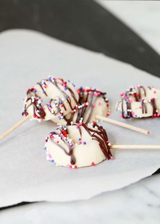 Mini Donut Popsicles - Posh Little Designs