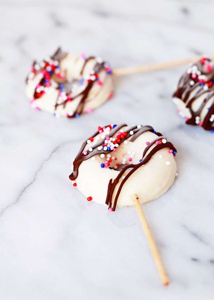 Mini Donut Ice Cream Pops
