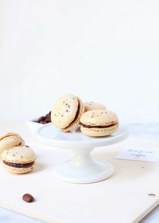Chocolate Santa Marta Macarons | Posh Little Designs