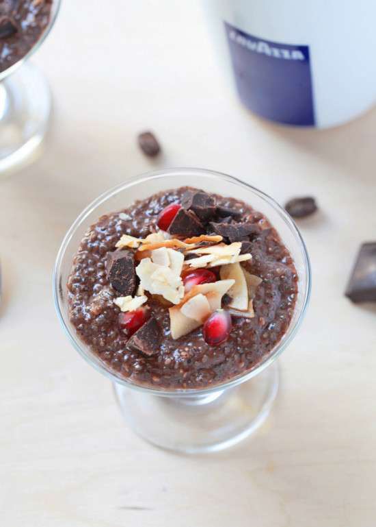 Chocolate Java Chia Pudding - Posh Little Designs
