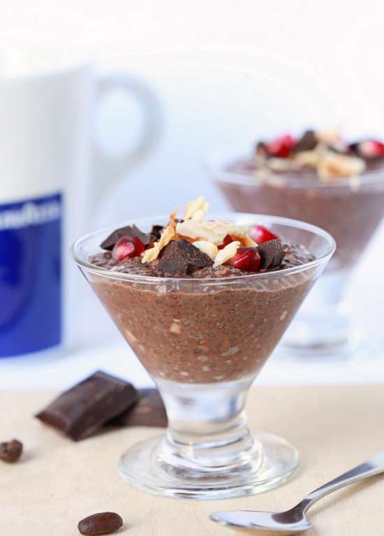 Chocolate Java Chia Pudding - Posh Little Designs