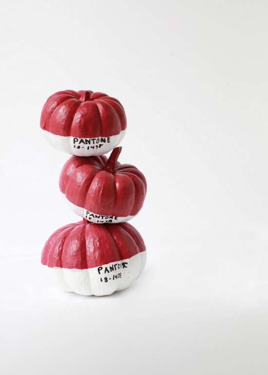 Pantone Mini Pumpkins DIY | Posh Little Designs
