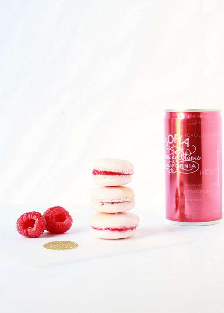 Posh Launch + Sparkling Raspberry Macarons