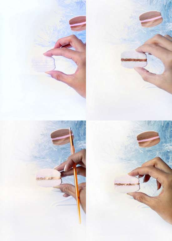 DIY Macaron Ornaments | Posh Little Designs