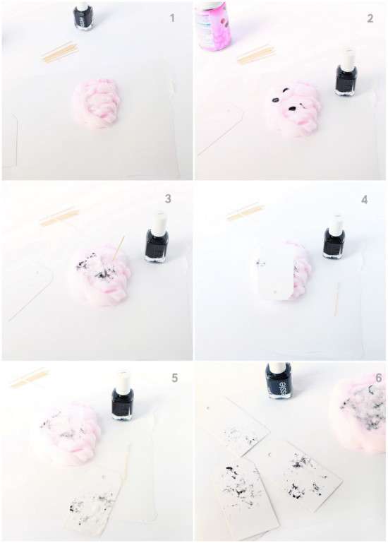DIY Marble Gift Tags | Posh Little Designs
