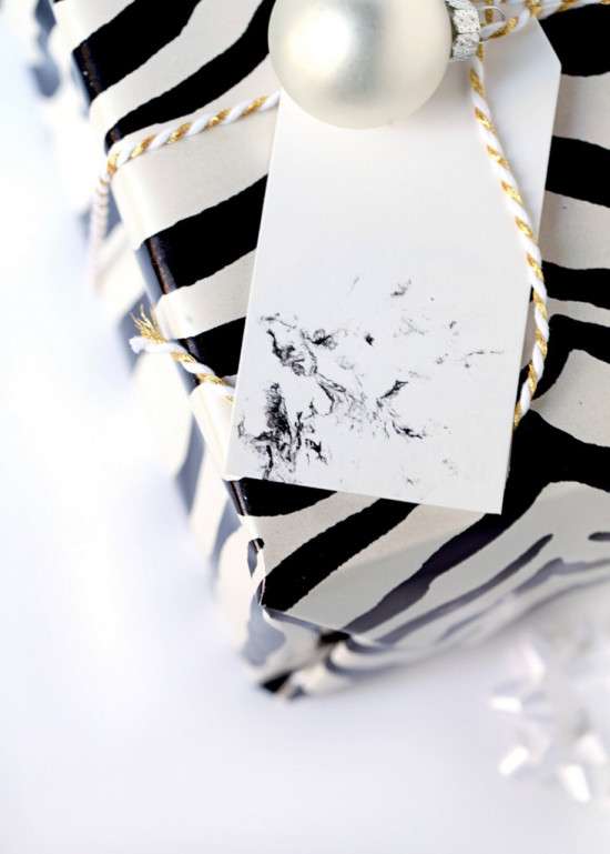 DIY Marble Gift Tags | Posh Little Designs
