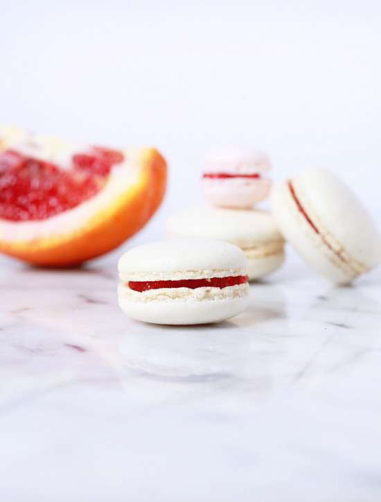 Blood Orange French Macarons | Posh Little Designs