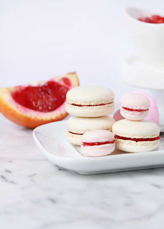 Blood Orange French Macarons | Posh Little Designs