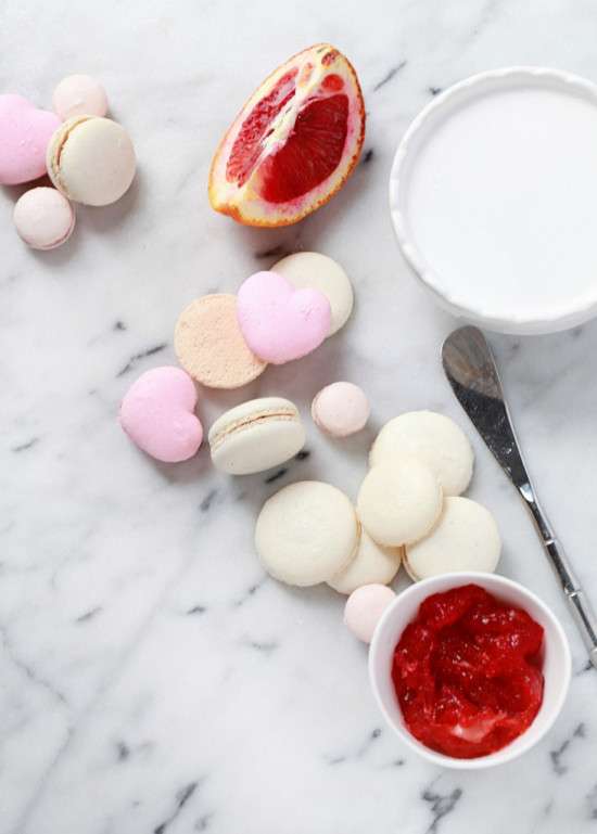 Blood Orange French Macarons | Posh Little Designs