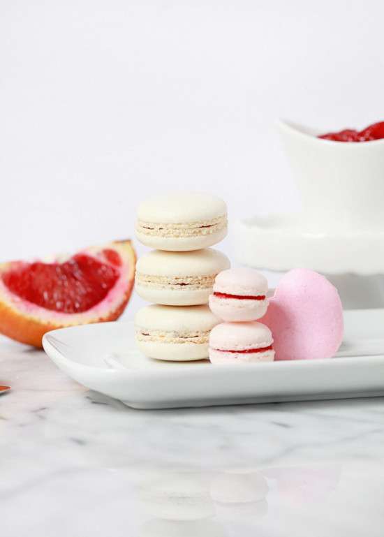 Blood Orange French Macarons | Posh Little Designs