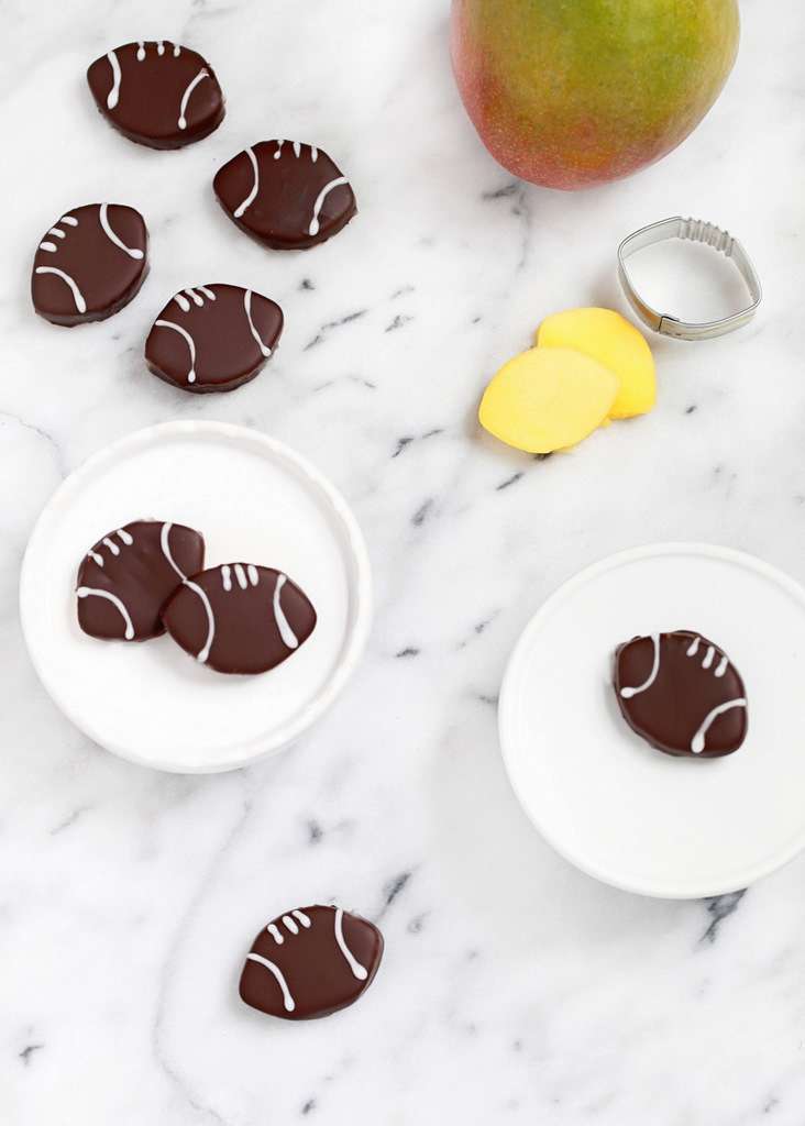 Mini Chocolate Mango Footballs