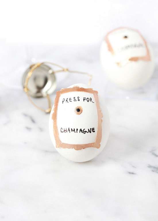 Press for Champagne Easter Eggs | Posh Little Designs