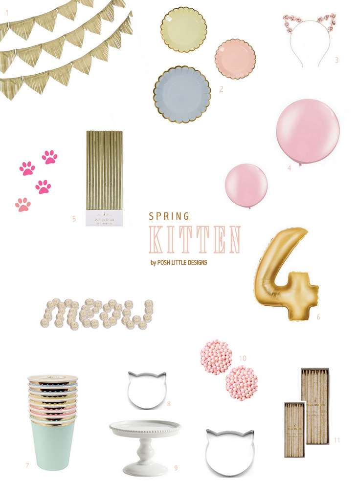 Spring Kitten Party Inspiration