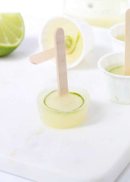 Cucumber Margarita Popsicles | Posh Little Designs